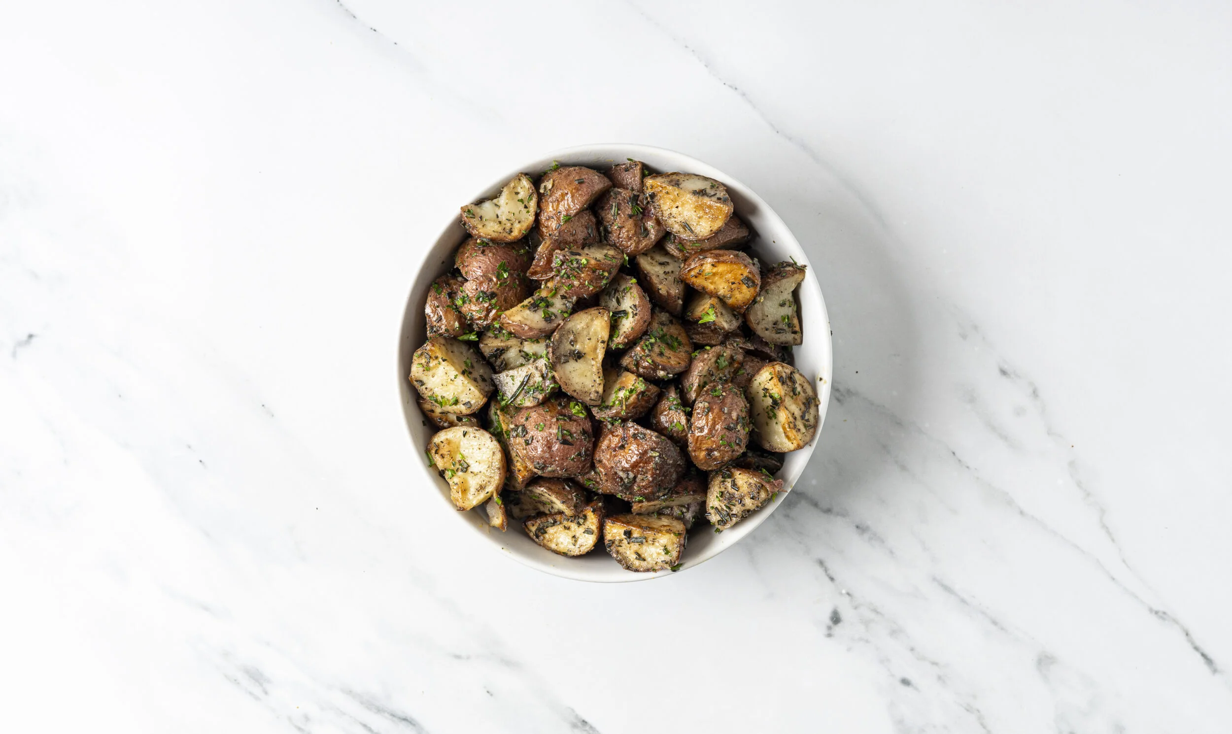 Rosemary & Garlic Roasted Baby Potatoes