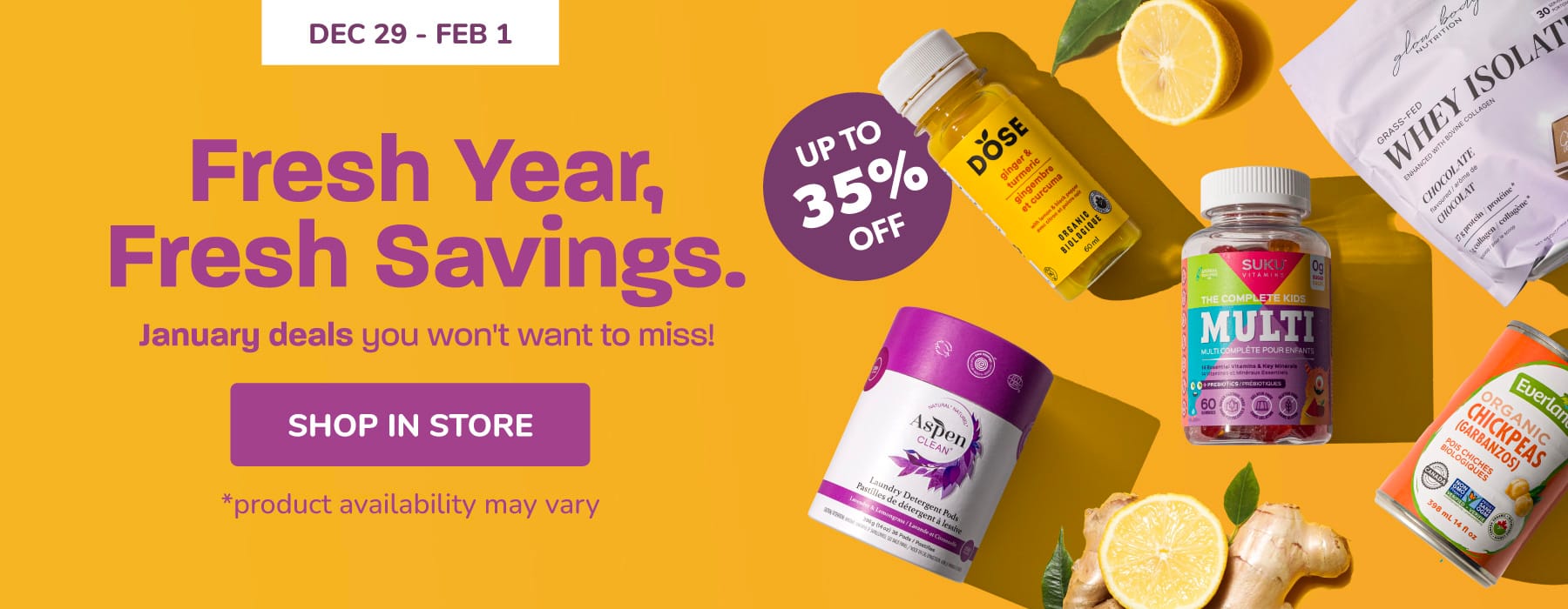 January Super Savings